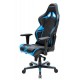 DXRACER F-SERIES OH RV131 NB NEGRA-AZUL - INCLUYE 2 ALMOHADILLAS
